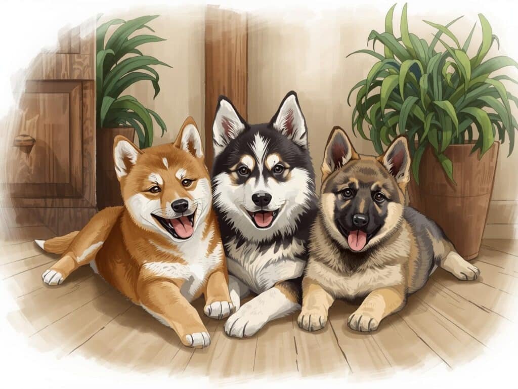 3 Wonderful Dogs Explained Simply: Shiba Inu, Malamute & Malinois