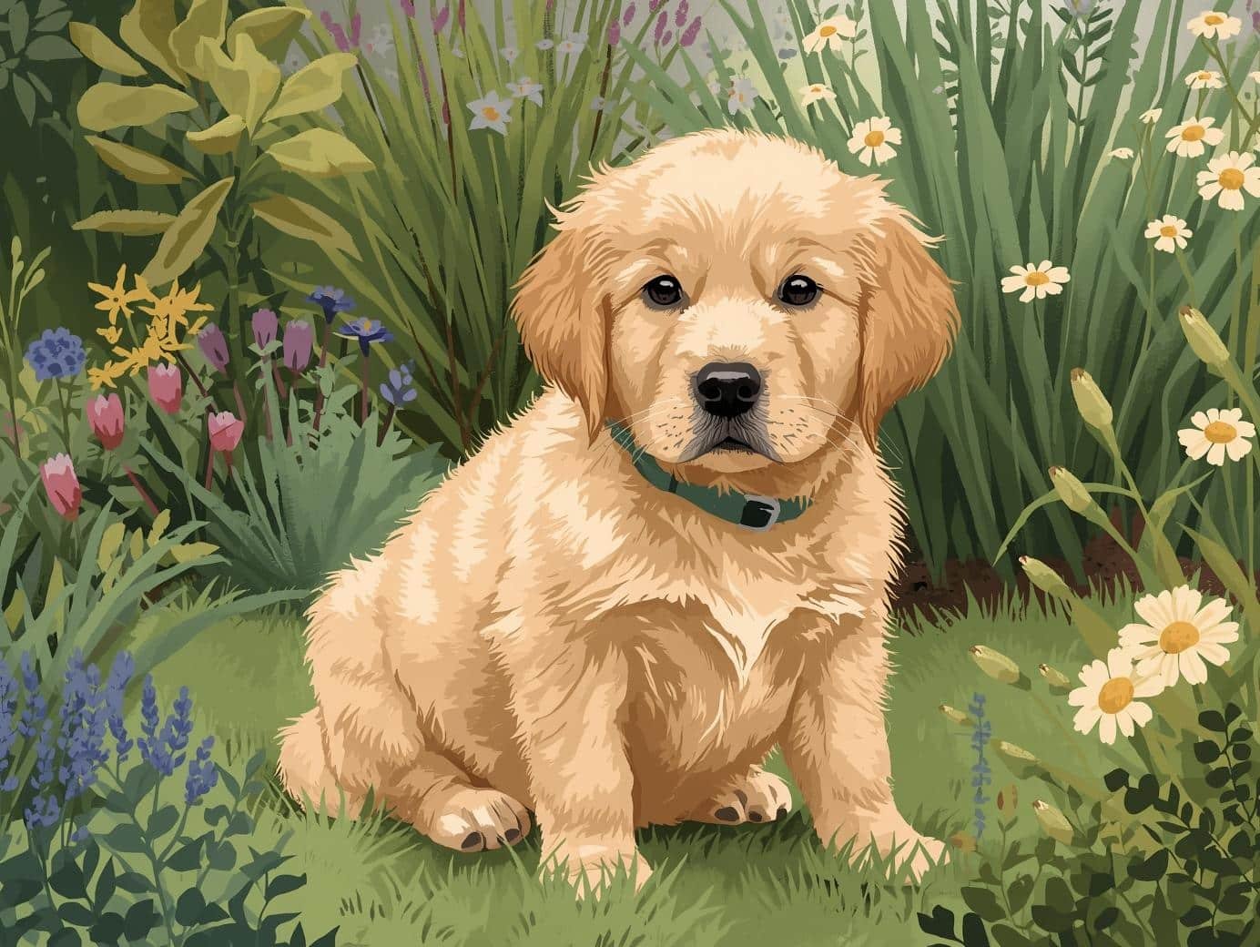 جرو جولدن ريتريفر للبيع في الإمارات