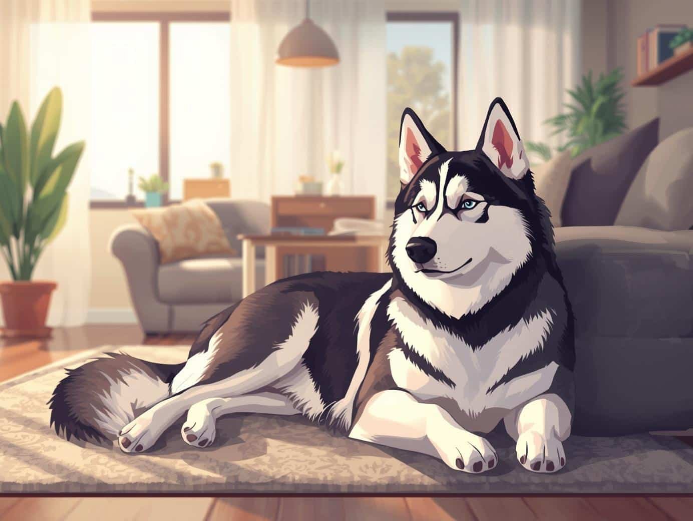 Can a Husky Live in a Small Apartment?