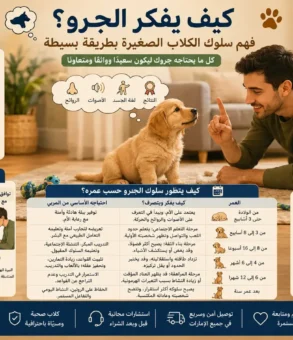 كيف يفكر الجرو؟ فهم سلوك الكلاب الصغيرة بطريقة بسيطة
