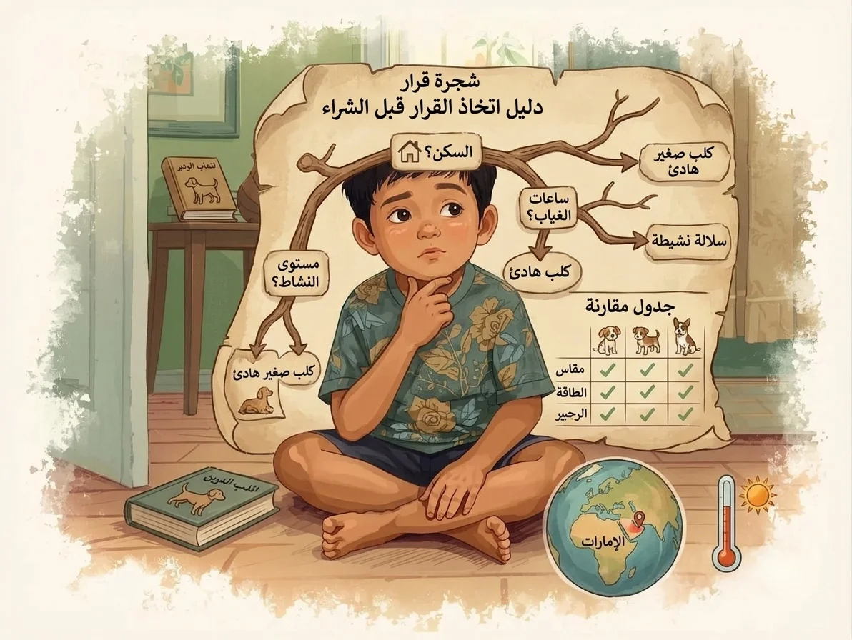 اختيار الكلب المناسب