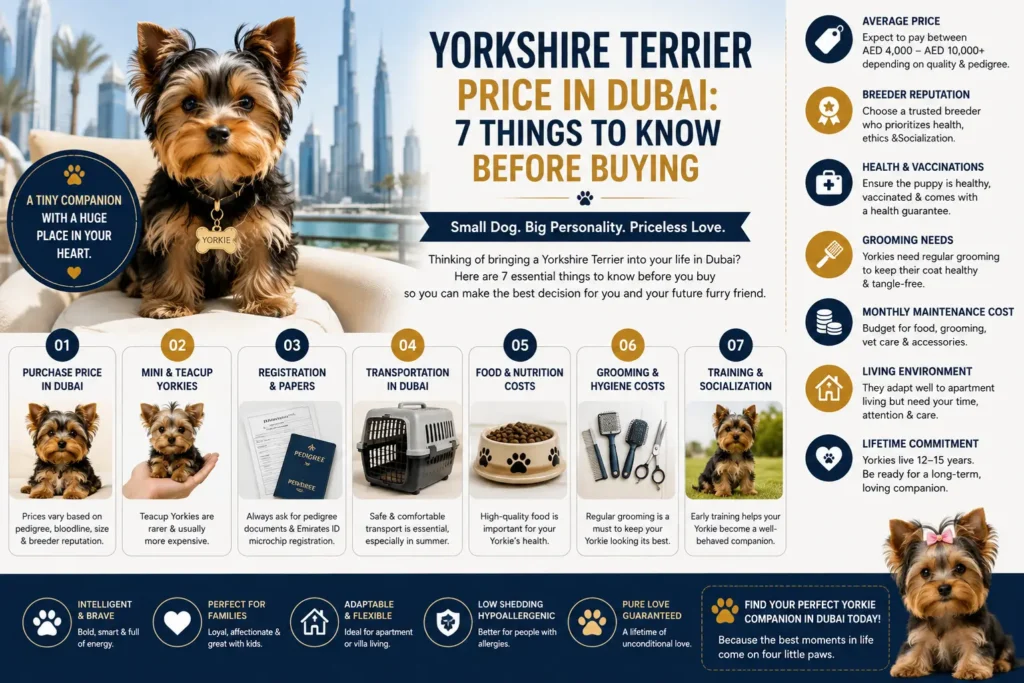 Yorkshire Terrier Price in Dubai