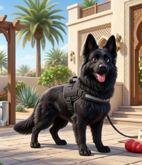 black german shepherd