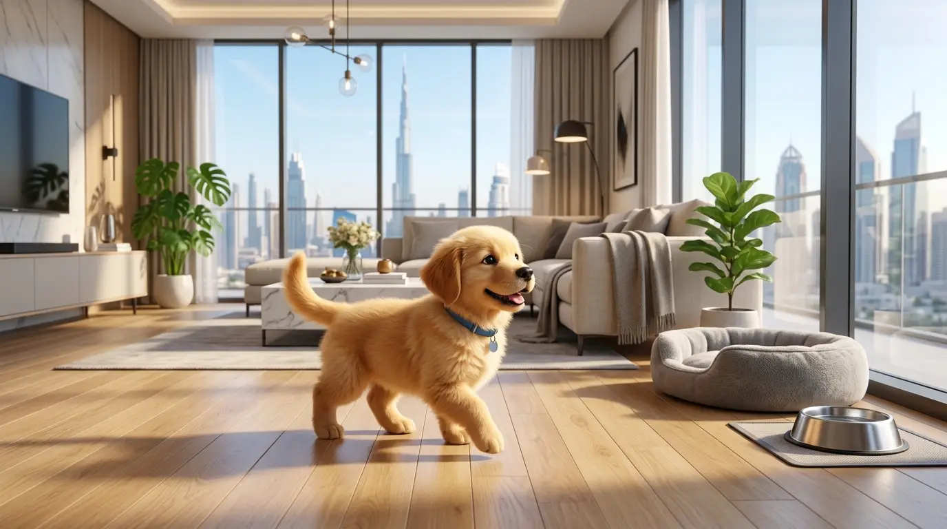 golden retriever puppy dubai